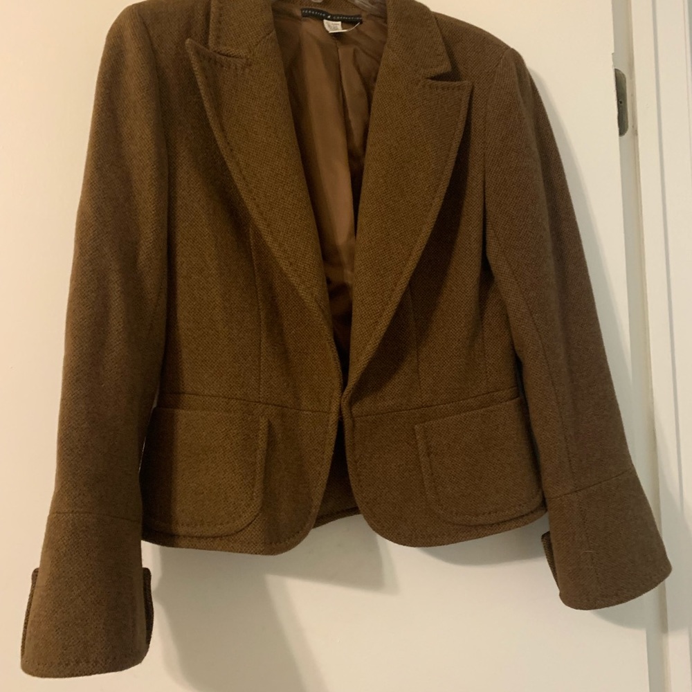 Peruvian Connection Blazer Jacket Angora Wool Alpaca